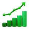 SEO growth and traffic increase icon